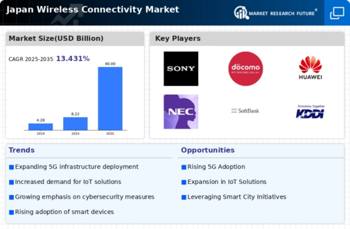 Japan Wireless Connectivity Market Infographic