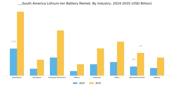 South America Lithium Ion Battery Market Segment Image 3