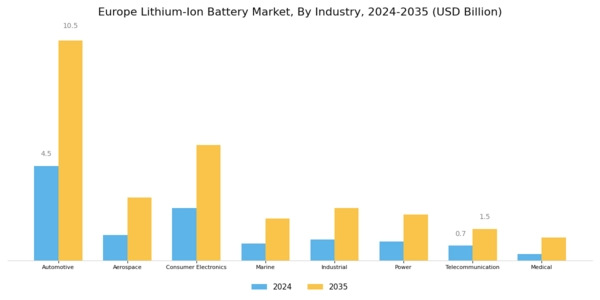 Europe Lithium Ion Battery Market Segment Image 3