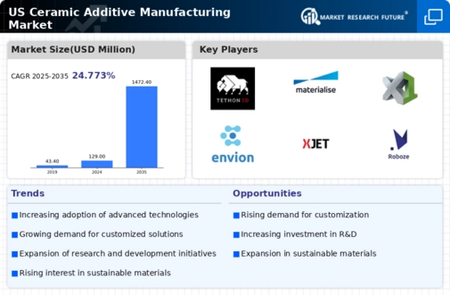 US Ceramic Additive Manufacturing Market Infographic