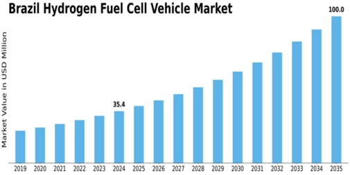 Brazil Hydrogen Fuel Cell Vehicle Market Size