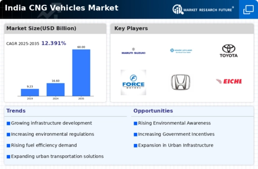 India Cng Vehicles Market Infographic