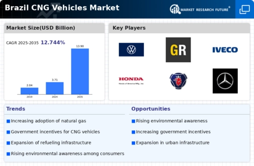 Brazil CNG Vehicles Market Infographic