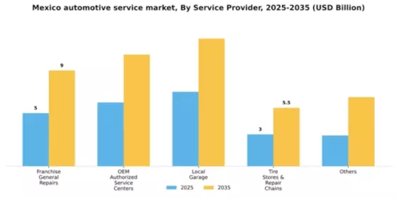 Mexico Automotive Service Market Segment Image 1
