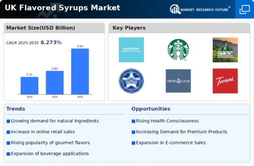 UK Flavored Syrups Market Infographic