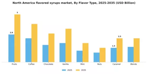 North America Flavored Syrups Market Segment Image 2