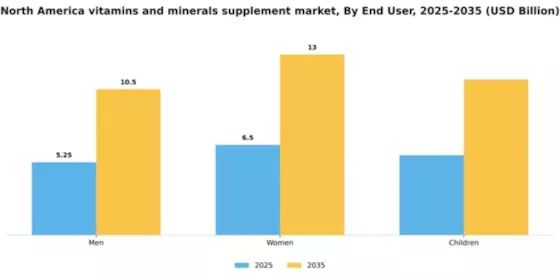 North America Vitamins Minerals Supplement Market Segment Image 2