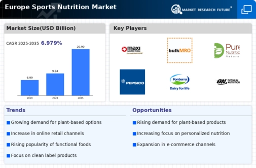 Europe Sports Nutrition Market Infographic