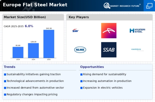 Europe Flat Steel Market Infographic