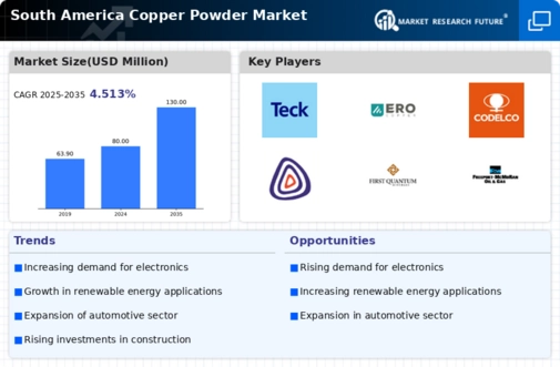 South America Copper Powder Market Infographic