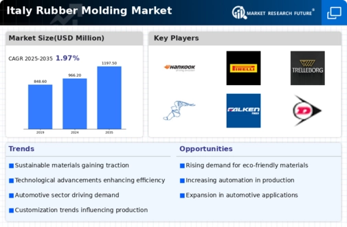 Italy Rubber Molding Market Infographic