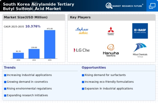 South Korea Acrylamide Tertiary Butyl Sulfonic Acid Market Infographic