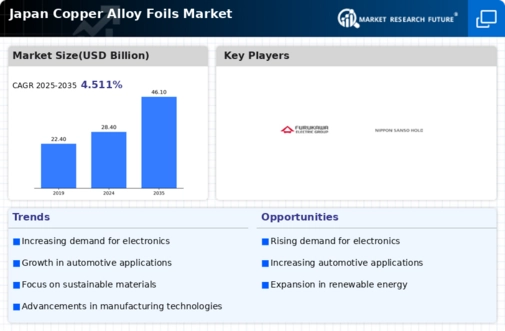 Japan Copper Alloy Foils Market Infographic