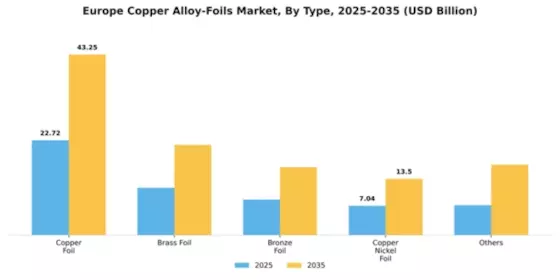 Europe Copper Alloy Foils Market Segment Image 1