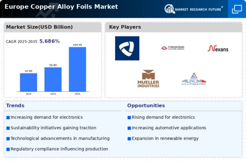 Europe Copper Alloy Foils Market Infographic
