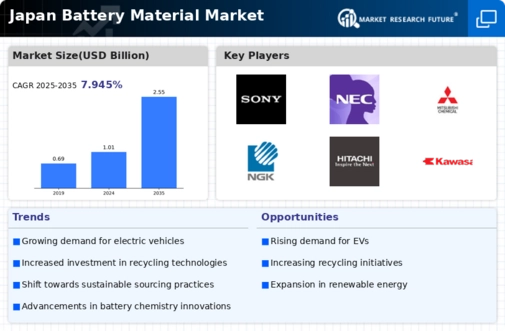 Japan Battery Material Market Infographic