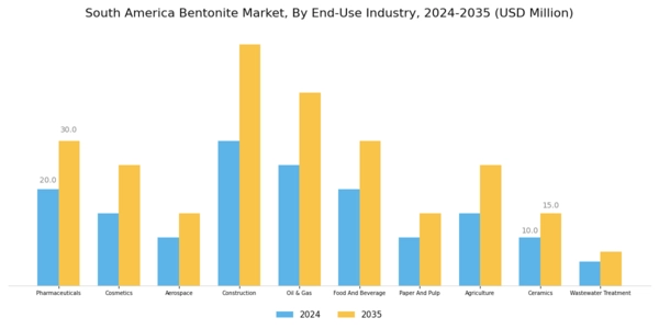 South America Bentonite Market Segment Image 2