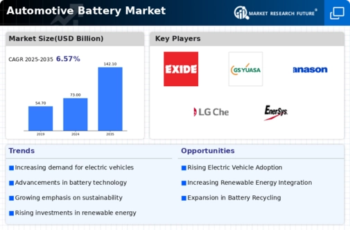 Automotive Battery Market Infographic