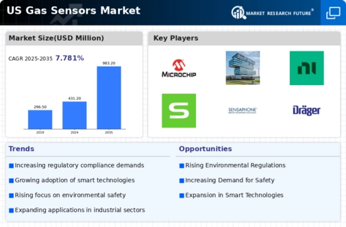 US Gas Sensors Market Infographic
