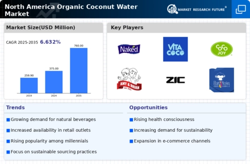 North America Organic Coconut Water Market Infographic
