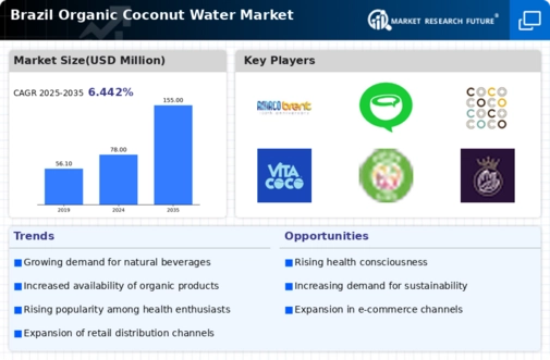 Brazil Organic Coconut Water Market Infographic