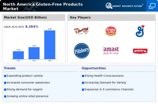 North America Gluten Free Products Market Infographic