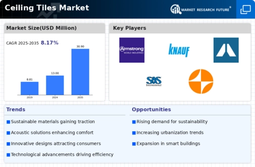 Ceiling Tiles Market Infographic