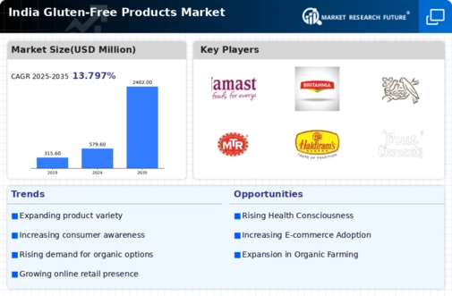 India Gluten Free Products Market Infographic