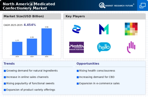 North America Medicated Confectionery Market Infographic
