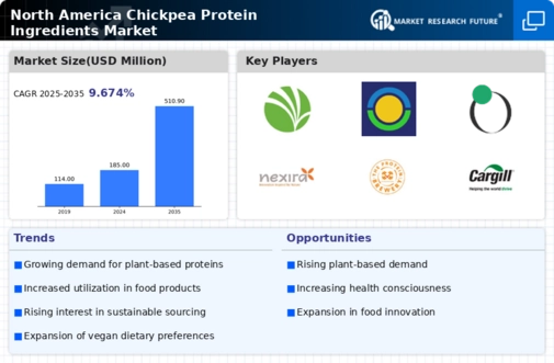 North America Chickpea Protein Ingredients Market Infographic