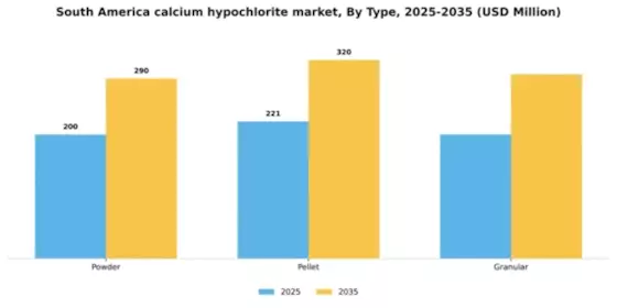 South America Calcium Hypochlorite Market Segment Image 1
