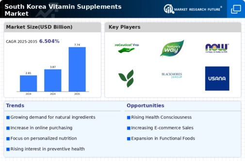 South Korea Vitamin Supplements Market
 Infographic
