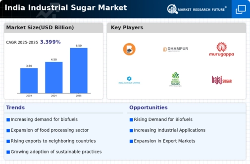 India Industrial Sugar Market Infographic