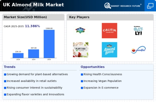 UK Almond Milk Market Infographic