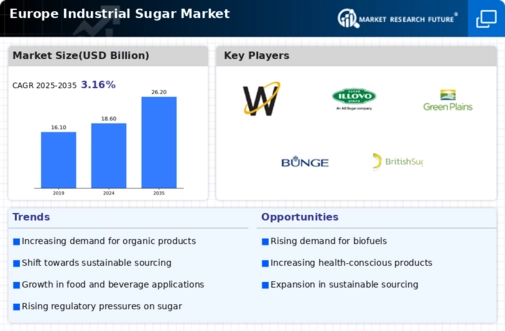 Europe Industrial Sugar Market Infographic