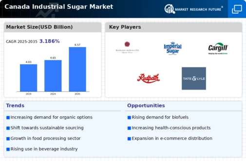 Canada Industrial Sugar Market Infographic