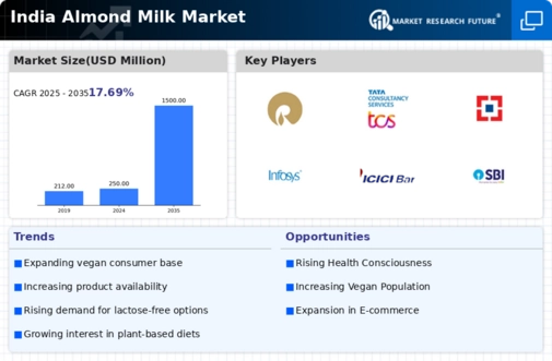 India Almond Milk Market Infographic