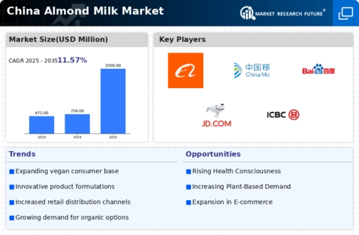 China Almond Milk Market Infographic