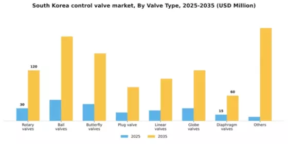 South Korea Control Valve Market Segment Image 5