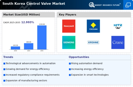 South Korea Control Valve Market Infographic