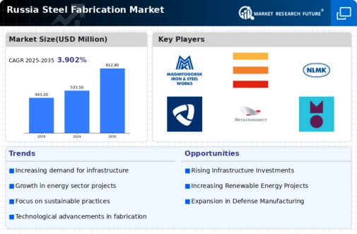 Russia Steel Fabrication Market Infographic