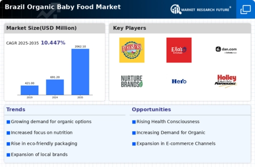 Brazil Organic Baby Food Market Infographic
