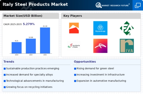 Italy Steel Products Market Infographic