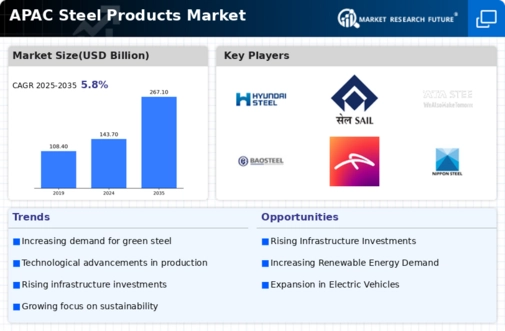 APAC Steel Products Market Infographic