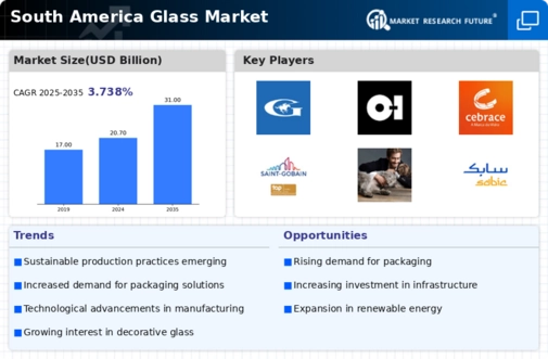 South America Glass Market Infographic