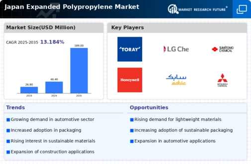 Japan Expanded Polypropylene Market Infographic