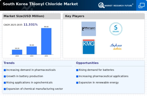 South Korea Thionyl Chloride Market Infographic