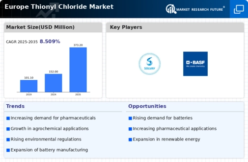 Europe Thionyl Chloride Market Infographic