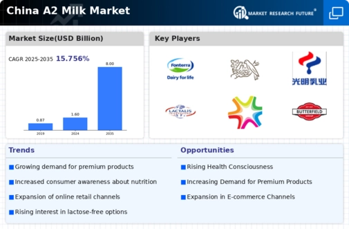 China A2 Milk Market Infographic