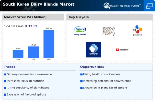 South Korea Dairy Blends Market Infographic